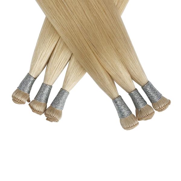 Remy Hair Muti-Color Russian Hair Double Drawn Handtied Hair Wefts and Affordable