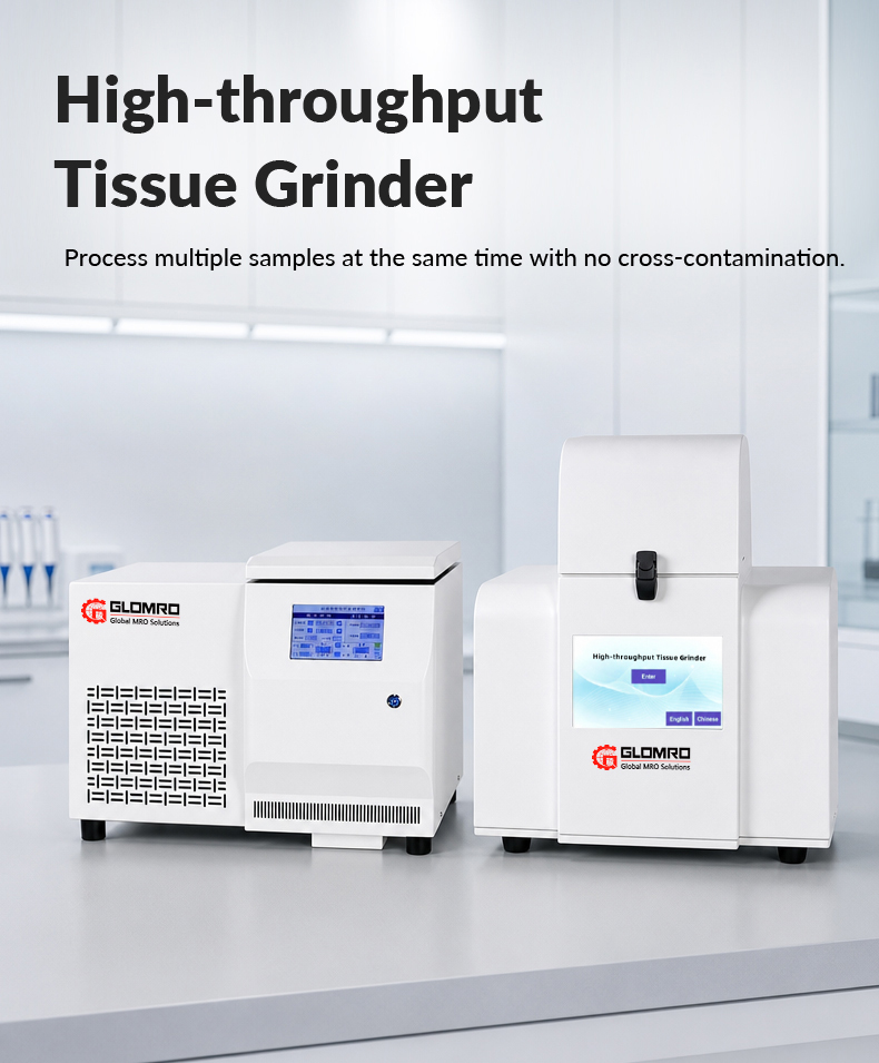 High Throughput Tissue Grinder Lab Sample Homogenizer for DNA RNA Extraction Animal Plant Soil Sample Preparation