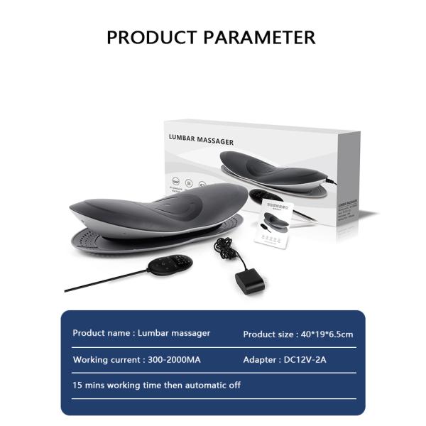 DC12V Heated Waist Belt For Pain Relief ODM Vibration And Heat Massage Belt