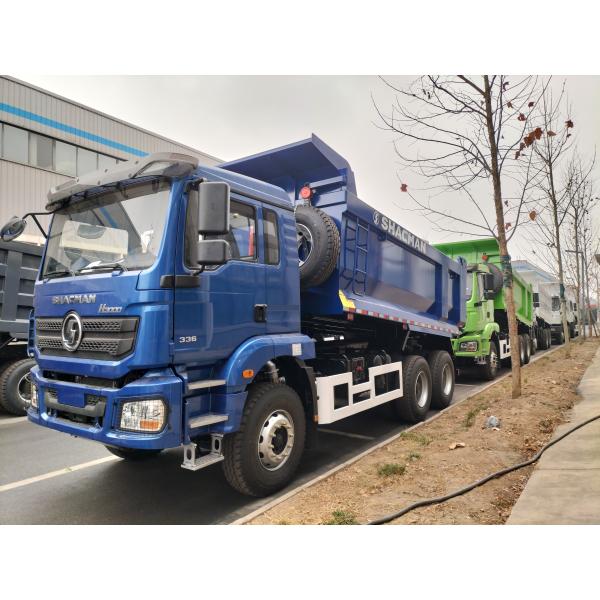 SHACMAN U-Cargo box Dump Truck 6x4 H3000 380 EuroII Blue Tipper Стандартная кабина 12.00R20 шины