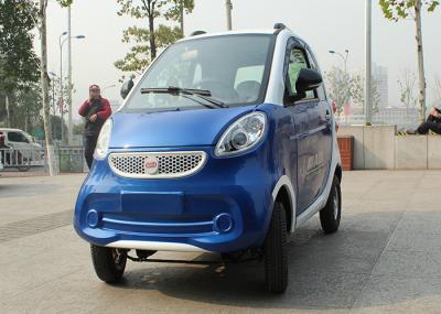 Cor azul Mini Electric Car Family 2200 W com 3 assentos 2400*1270*1500mm