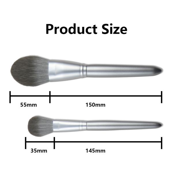 Beauty Care Make Tools Silver Rigorous Workmanship Cosmetic Brush