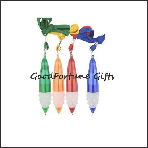 Versatile Custom Ballpoint Pen Retractable Lanyard Pen For Trade Shows