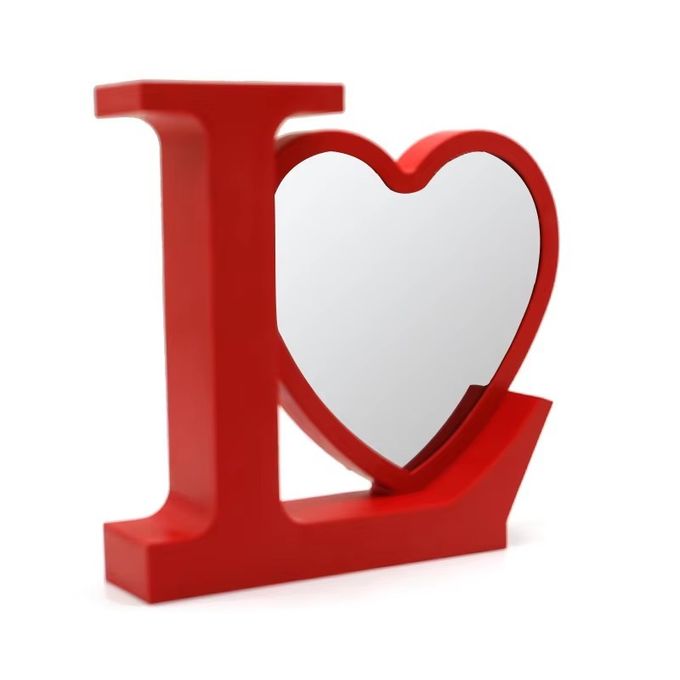 Blank Sublimation Love Magic Mirror Photo Frame For Valentine'S Day Gift
