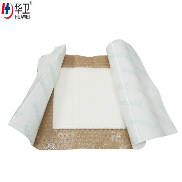 Medical consumables 15 x 15cm bedsore treatment,  silicone foam wound patch