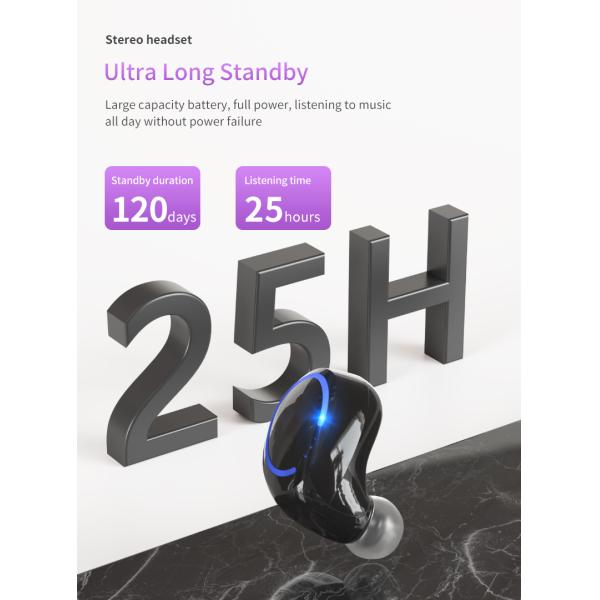 True Wireless In Ear Sports Earphone for Business Running Meeting 6983D Chipset Model