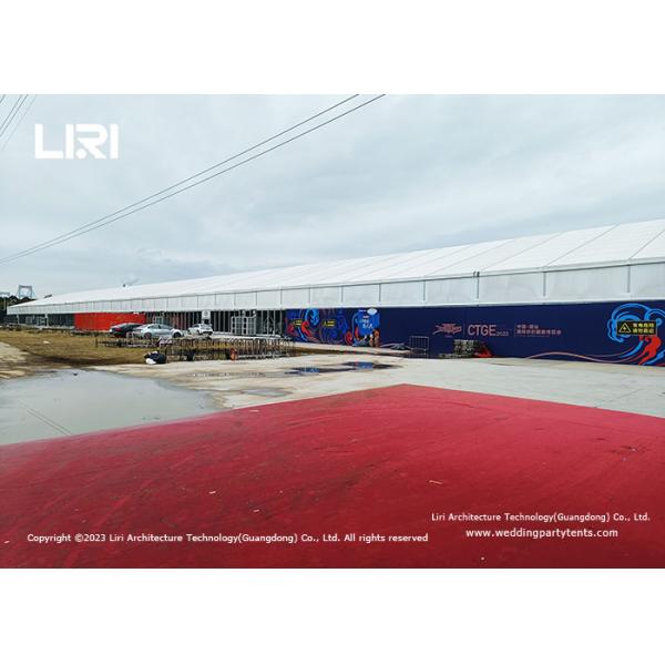 Strong Aluminum Luxury Outdoor Exhibition Tents Mobile Waterproof Clothing Fair Tents