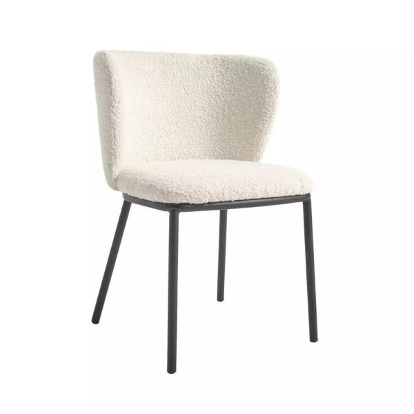 high resilience Velvet Fabric Dining Room Chairs 590*500*800mm