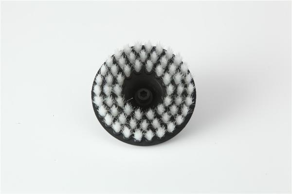 Gray white soft bristle 5 diameter car carpet cleaning drill brushes