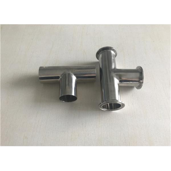 Штуцеры тройника нержавеющей стали машины КНК, Три тройник струбцины для фармацевтического стандарта СМС