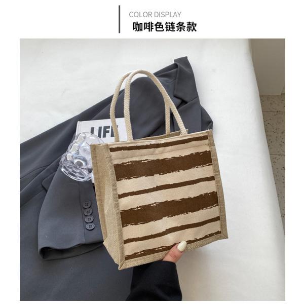 TOTE BAG CANVAS BAG CANVAS GIRL NEW PRINTED TOTE INS PORTABLE BENTO LUNCH BOX WORK