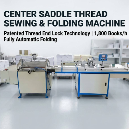 High Speed Book Binding Machine Running 800–1800 Books Per Hour For Exercise Book Production