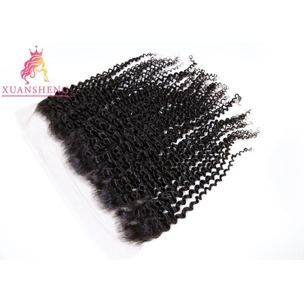 Ear To Ear 13x4 Lace Frontal Lace Human Hair , Brazilian Deep Curly Virgin Hair