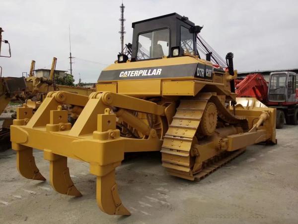 Tracked Caterpillar Used Crawler Bulldozer CAT D7R 230 Hp