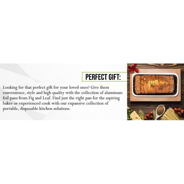 Food BakingAluminium Food Containers With Lids Heavy Duty Disposable Aluminum Foil For Catering Party Meal Prep Freezer
