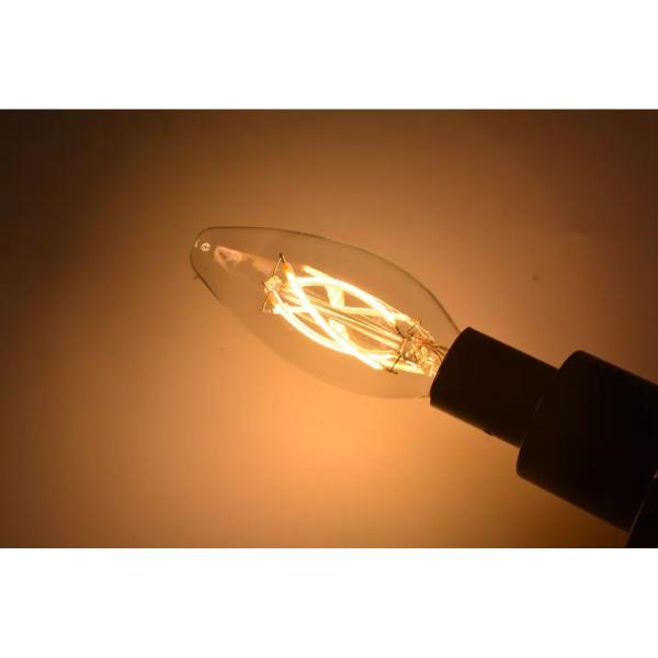 High Light Efficiency E14 Dimmable LED Candle Bulb C35 for Better Color Rendering