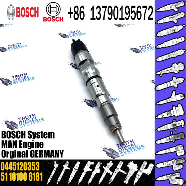 Montaje de boca diesel de la bomba del inyector común de alta calidad del carril 0445 120 353 0445120353 para la boca del motor del combustible diesel