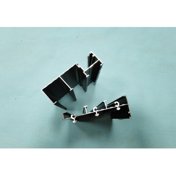 Покрытие черного порошка профили двери патио в 6,5 метра