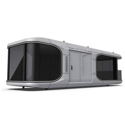 Modern Luxury Mobile Space Capsule House Green Steel House