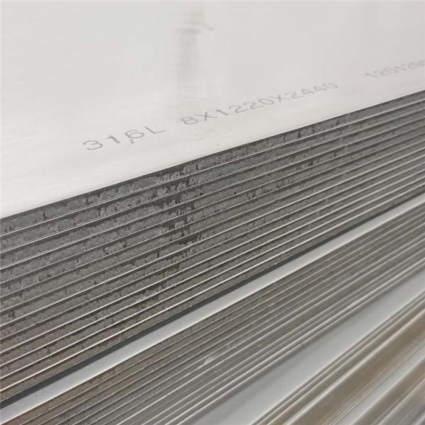Hot Rolled 316 Stainless Steel Plate HL PVC 25mm Thick