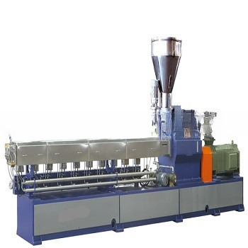 small laboratory Parallel Twin/double Screw Extruder for PE/PP with high Caco3/Talc filler Masterbatch pelletizing