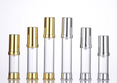 SGS 10ml Mini Sample Airless Makeup Pump Small Empty Lotion Bottles