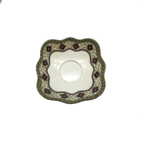 Petal 6 Inch Melamine Salad Plate Durable For Indoor And Outdoor Use