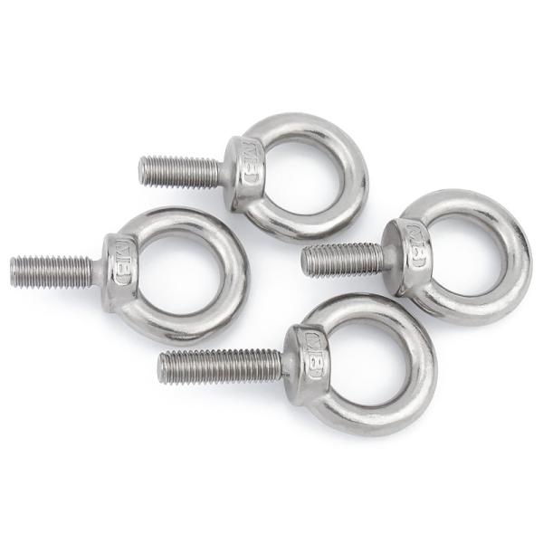 Corrosion Resistant Galvanized Eye Bolt Customized Stainless Steel Eye Bolts Grade 4.8