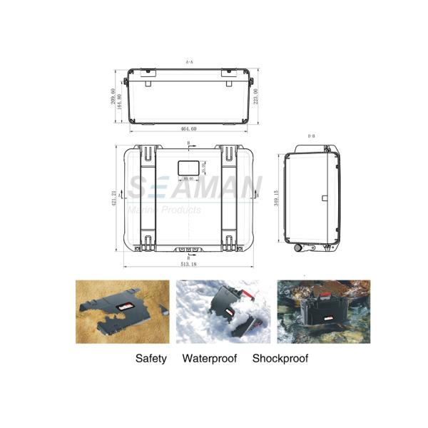 Portable Tool Box with Shock- Proof Sponge