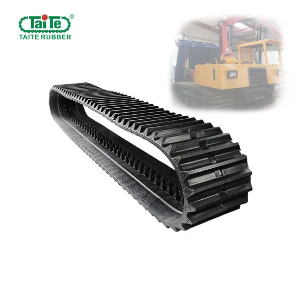 Custom 700X100X80 Dumper Rubber Tracks ISO9001:2015 Certified with High Tractive Force for Hitachi CG 45 Carrier