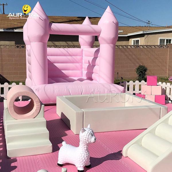 Kids Soft Play Equipment Daycare Center Indoor Playground Equipment Indoor Pink