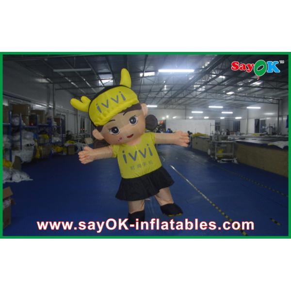 Ткань Оксфорда размера милой девушки характеров 3m украшения раздувной живейшая большая