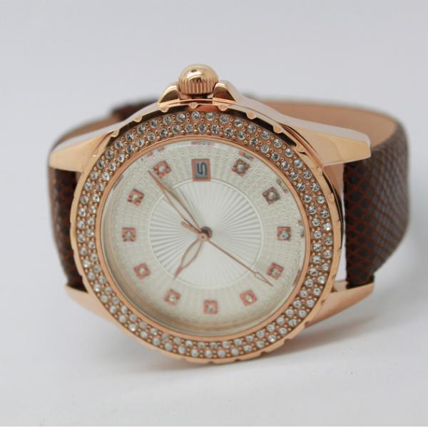 40.0mm Stainless Steel Case Latest Fashion Ladies Watches Round Shaped