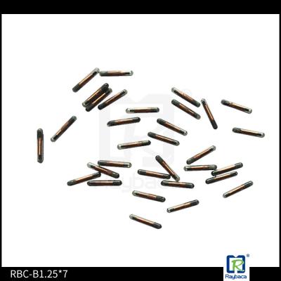 Os rebanhos animais RFID feito sob encomenda etiquetam etiquetas eletrônicas de vidro biológicas de NFC com a seringa