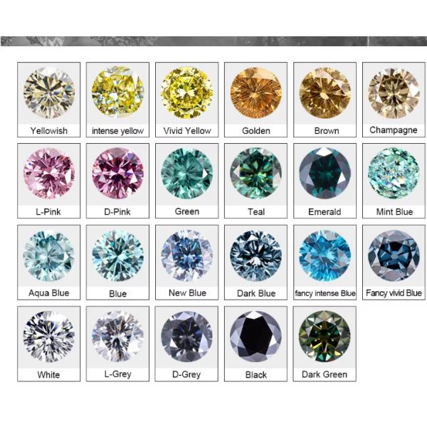 Овальный бриллиантовый бриллиантовый бриллиант 3 * 5 мм - 10 * 14 мм