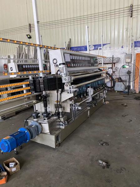 Máquina de polir de vidro de bordas retas de bisel de bordas múltiplas com projeto vertical