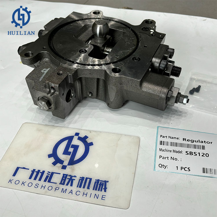 SBS120 E320C Excavator SBS120 Hydraulic Pump Regulator With Solenoid Valve 204-2683 256-0093 Excavator Spare Parts Regulator