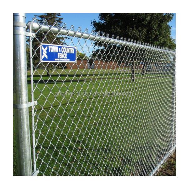 5 Pedras Cobertura Chain Link Cercas de aço de baixo carbono