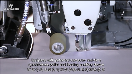 5500*1500*750mm Curtain Edging Machine with Lihua Edge Clamping Lining Die Technology