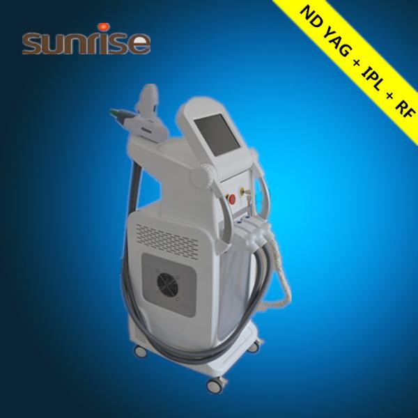 2015 3 in 1 Multifunction Beauty Salon Machine IPL SHR IPL Elight Nd Yag Laser