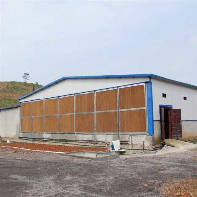 Thick Evaporative Cooling Pad , Automatic Environment Control Poultry Shed