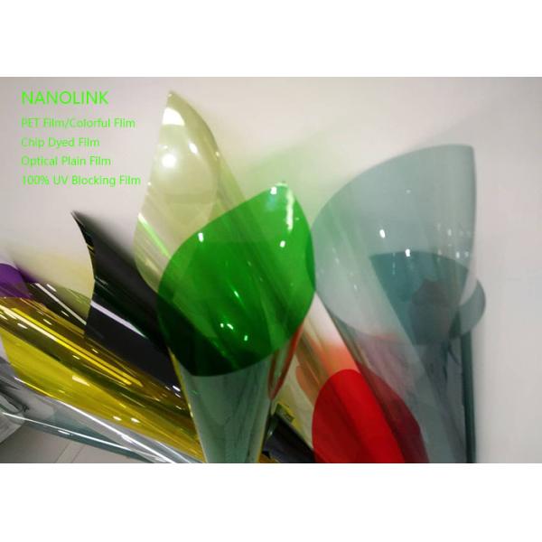 Security PET Tinted Sun Control Window Film For Car Glass Pretection Heat Insulation