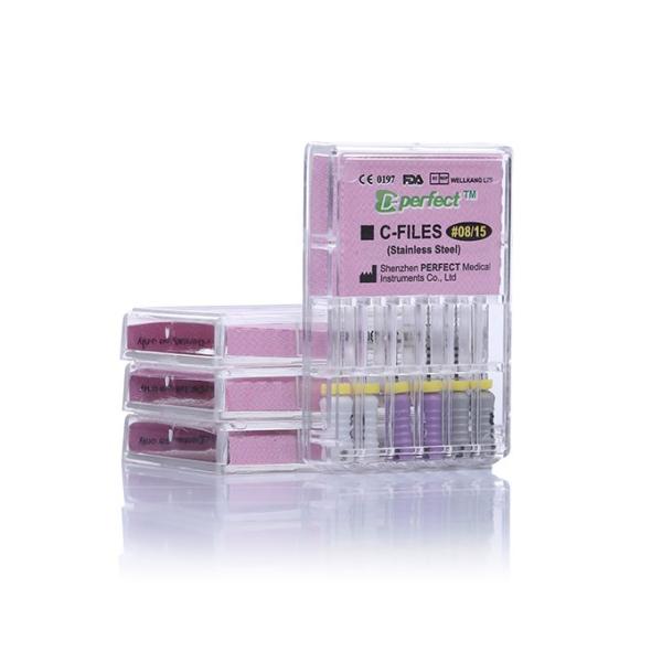 Dental Stainless Steel Endo Hand Files C Files For Endodontic Root Canal