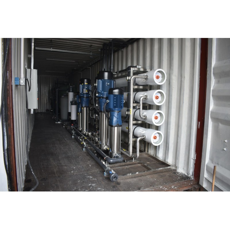Ultra-Compact 10ft-Class 50 m³/day Reverse Osmosis Water System with Versatile