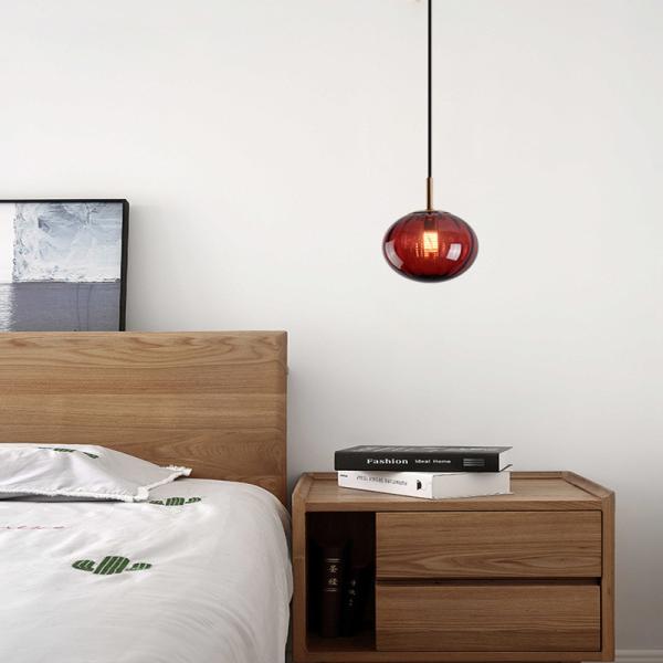 Da sala decorativa colorida da criança de 15CM luz nórdica de vidro do pendente
