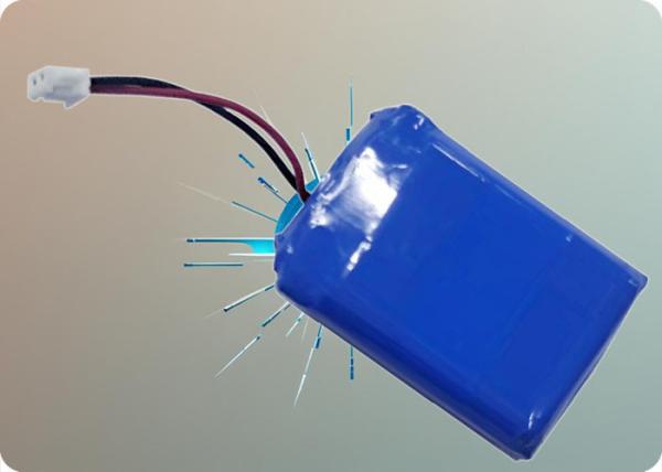 530mAh 7.4 V Lipo batterie personnalisée 1 C batterie 300 cycles OiD632634C-2S-530