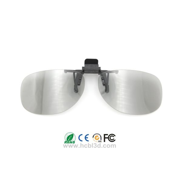 Clip-on Passive Polarized Reusable 3D Eyewear Goggles Style