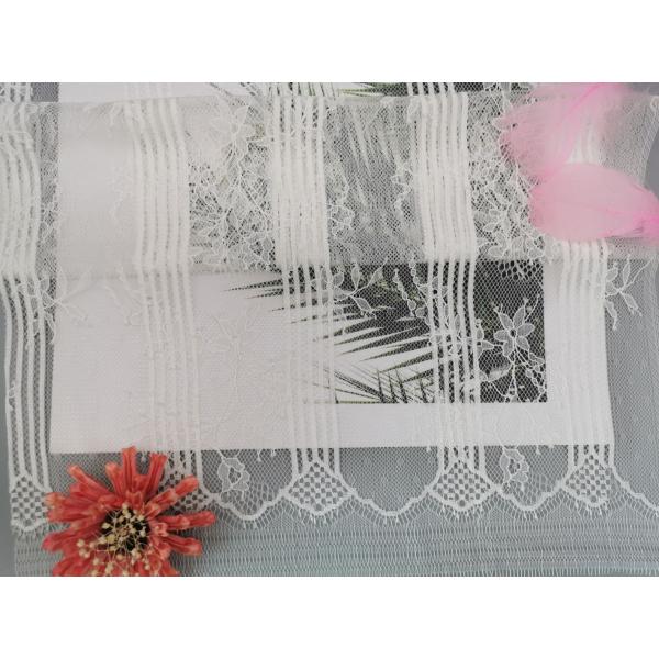 Ткань отделки шнурка полиэстера цветка вышивки блузки французская