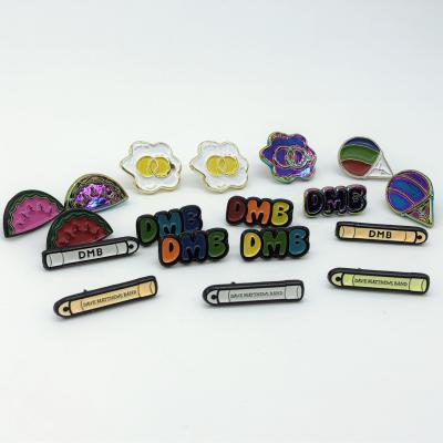 Soft Hard Enamel Metal Lapel Pins Fashion Shoes Tag Badge For Clothes