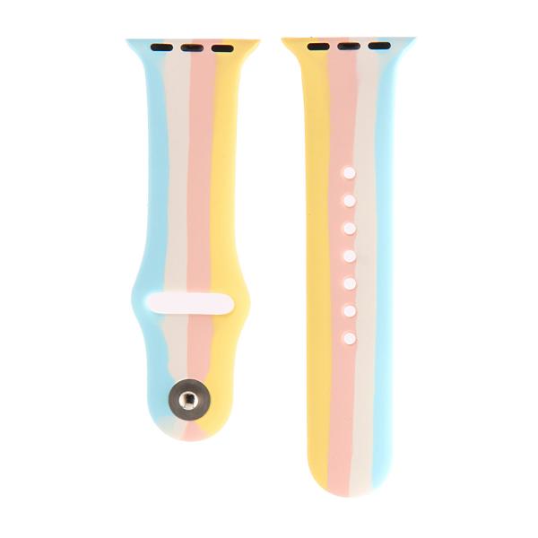 38mm / 40mm Four Color Silicone Watch Strap Replacement Portable
